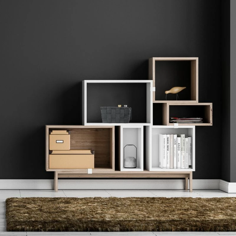 Panier De Rangement Gris 4 Panier De Rangement Gris – Image 2