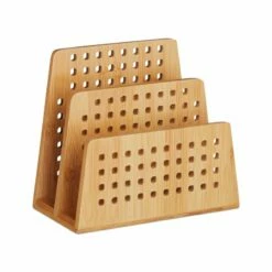 Range-documents Pour Le Bureau En Bambou