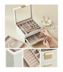 Boîte à Bijoux Avec Couvercle En Verre -Home24 Soldes 18fc17e6cb8f4b28818c797eb5084dd0