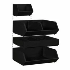 Organisateur De Bureau Empilable Bambou -Home24 Soldes 1903b90f62f34ed0b5beea4621f31b68