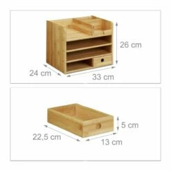 Organiseur De Bureau En Bambou -Home24 Soldes 1acff7fbf1de4cf494a40640a247b7cf