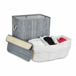 Panier à Linge En Bambou 3 Compartiments 26 Panier à Linge En Bambou 3 Compartiments -Home24 Soldes 1c6accccbfdd4dbaabb21381ad8c09be