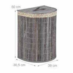 3x Paniers à Linge Bambou 17 3x Paniers à Linge Bambou -Home24 Soldes 1ee84fa201ed4b1a83dc06ee76e07b94