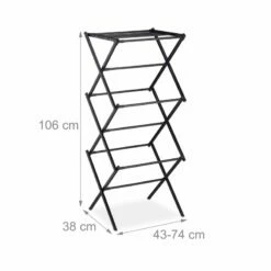 Séchoir à Linge Pliable Et Extensible -Home24 Soldes 1f94e06735734febbc8e3cf96e264ff3