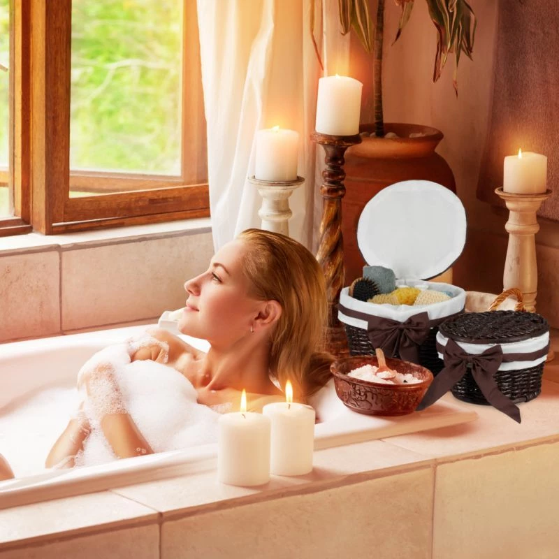 Set De 2 Corbeilles De Rangement 7 Set De 2 Corbeilles De Rangement – Image 5