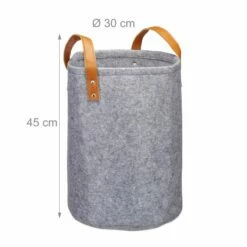 Corbeille à Lessive En Feutre Portable -Home24 Soldes 2036ce1cd63b4148add9d77284d56202