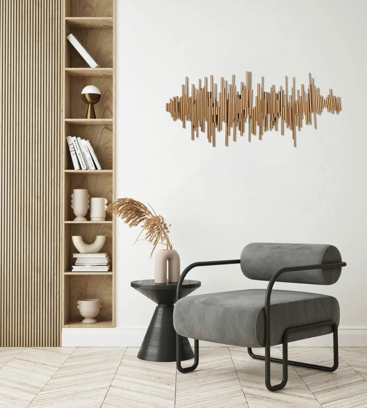 Sculpture Murale Métal Beat Of Life 4 Sculpture Murale Métal Beat Of Life – Image 2