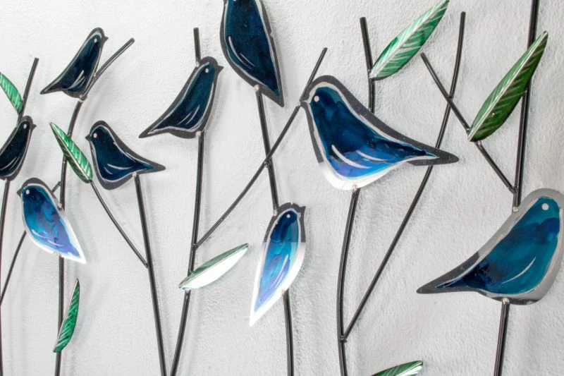 Sculpture Murale Métal Monticoles Bleus 8 Sculpture Murale Métal Monticoles Bleus – Image 6