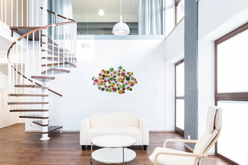 Sculpture Murale Métal Sparkling Eyes 5 Sculpture Murale Métal Sparkling Eyes – Image 3