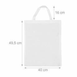 Sac En Tissu Set De 10 Blanc -Home24 Soldes 265d8f58baed4e538eba73ad631d4839