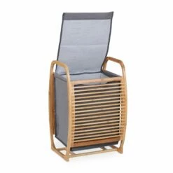 Corbeille à Linge Bambou Avec Couvercle -Home24 Soldes 279a4e15ab6a4317aae2c20e97804469