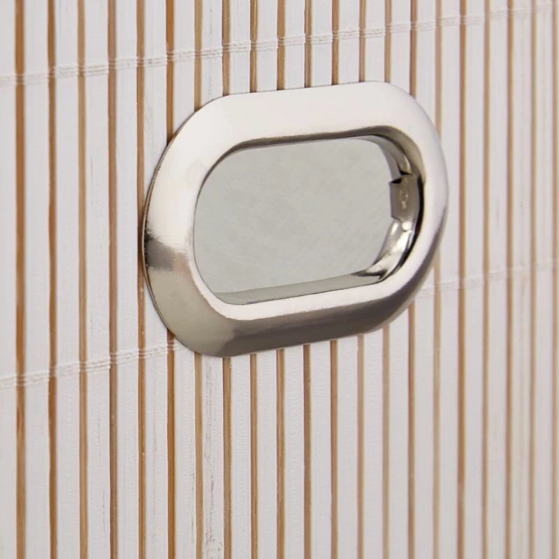 3x Paniers De Rangement En Bambou Blancs 7 3x Paniers De Rangement En Bambou Blancs – Image 5