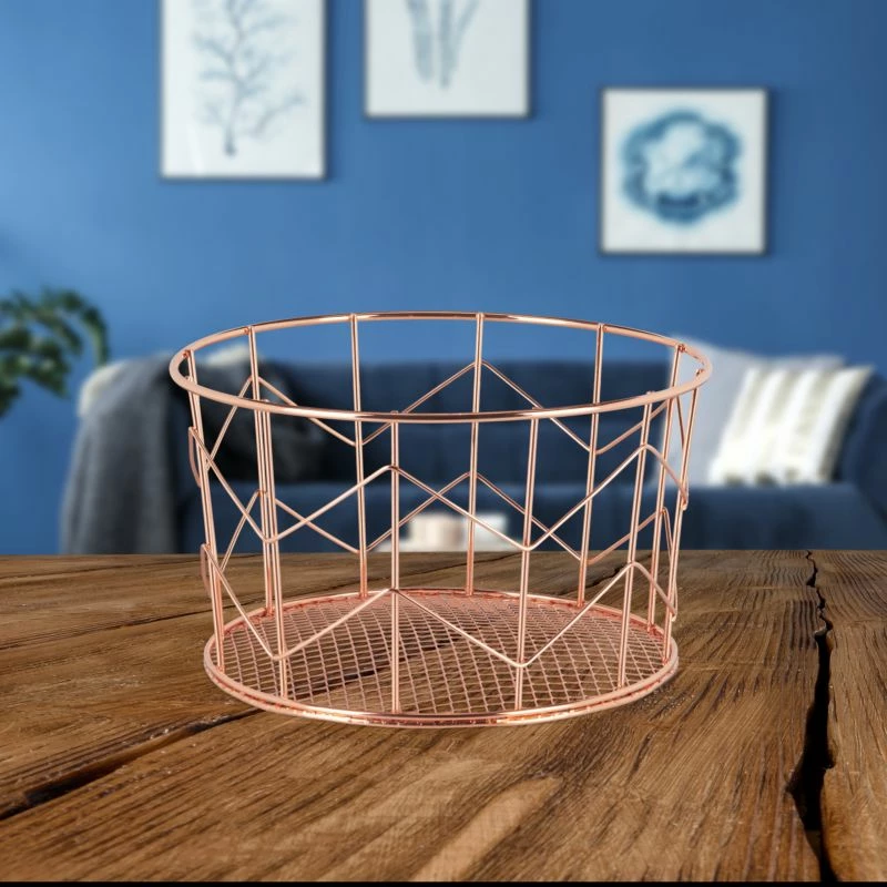 1x Corbeille Fil De Fer Blanche 10 1x Corbeille Fil De Fer Blanche – Image 8