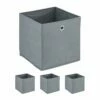 Lot De 4 Boîtes De Rangement Grises 1 Lot De 4 Boîtes De Rangement Grises -Home24 Soldes 37f174a9fd614c79ac5f55e344858ae1