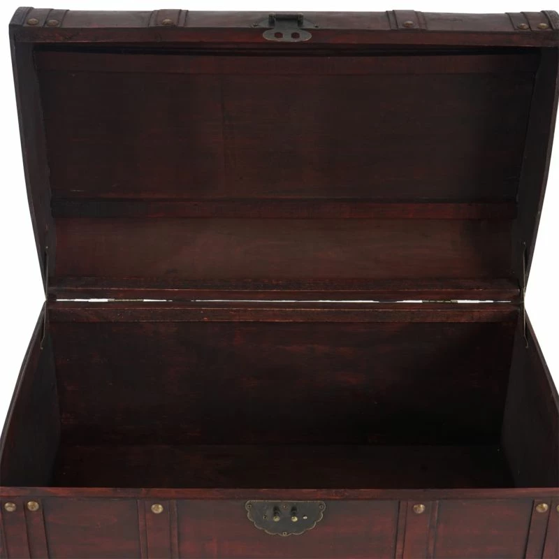 Coffre Bois Valence Style Antique Rond 7 Coffre Bois Valence Style Antique Rond – Image 5