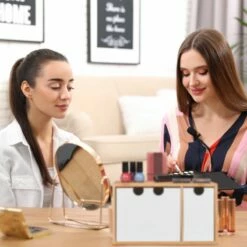 Boîte à 2 Tiroirs En Bambou Et MDF -Home24 Soldes 3aab6f5cda1e40558712a8dfb45e8b39