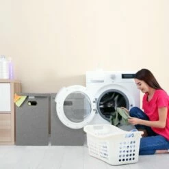 Panier à Linge Pliable En Jeu De 2 -Home24 Soldes 3ab94ed28e6340c4aa703944b127b80f