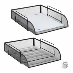 Corbeille à Courrier Argentée Lot De 2 12 Corbeille à Courrier Argentée Lot De 2 -Home24 Soldes 3adb51c193c54eb69cf02d5f1b51ef82