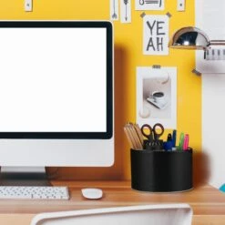 Porte-crayon Rond Cuir Artificiel -Home24 Soldes 3af7db1108eb427e8f9d4323b3055b0b