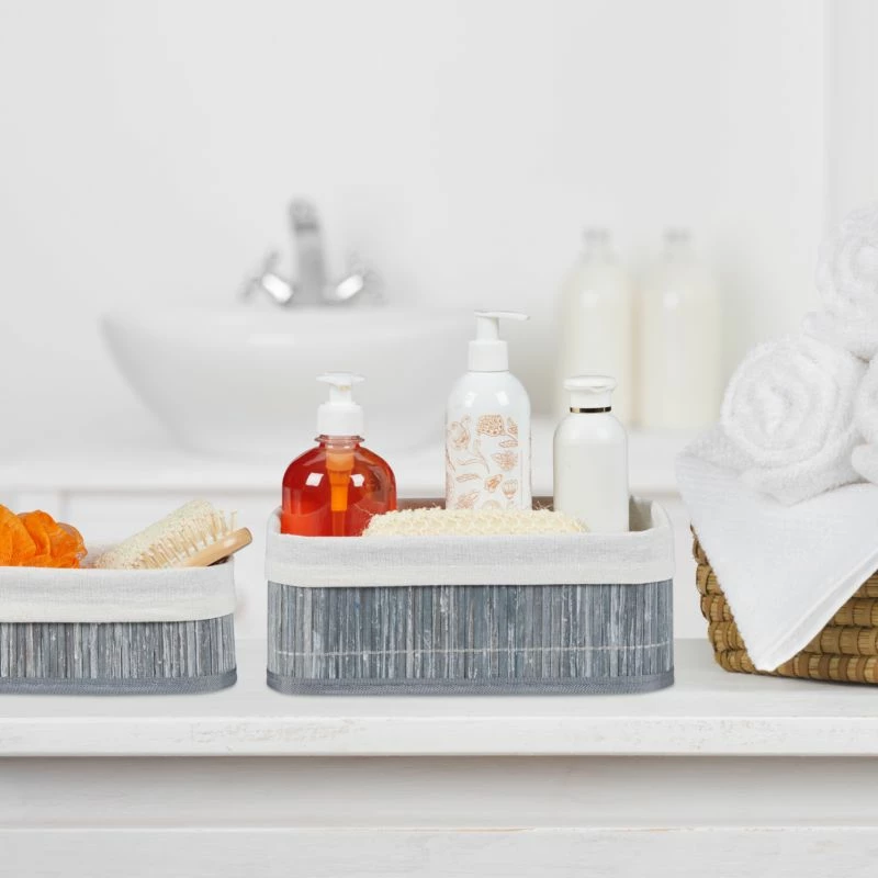 Boîte De Rangement En Bambou Lot De 12 5 Boîte De Rangement En Bambou Lot De 12 – Image 3