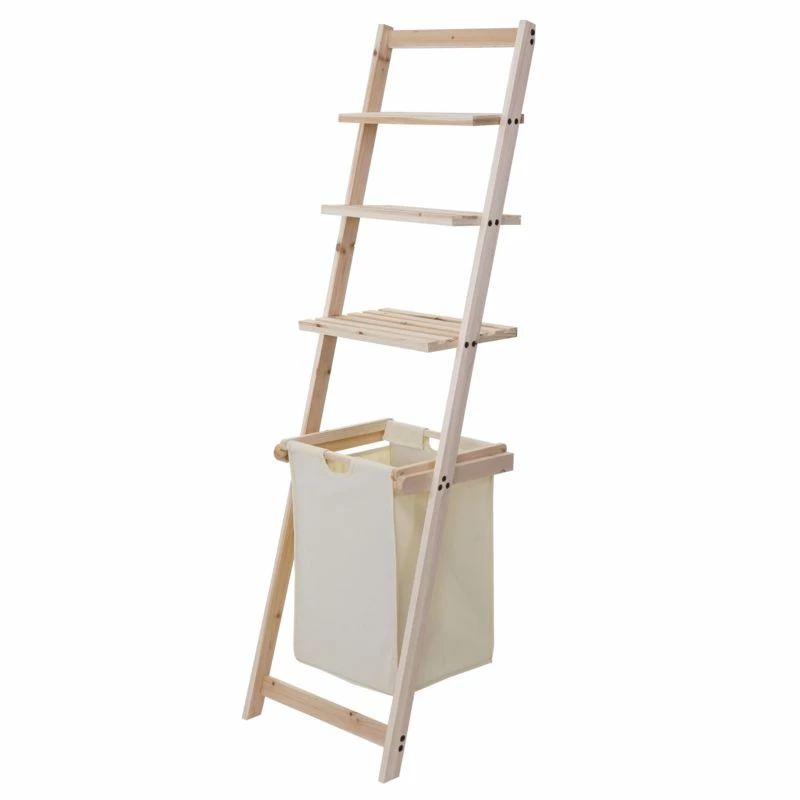 Étagère à échelle HWC-B59 Panier à linge 3 Étagère à échelle HWC-B59 Panier à linge