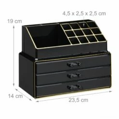 Organiseur De Maquillage 3 Tiroirs -Home24 Soldes 44967a795a904201801aeed512844058