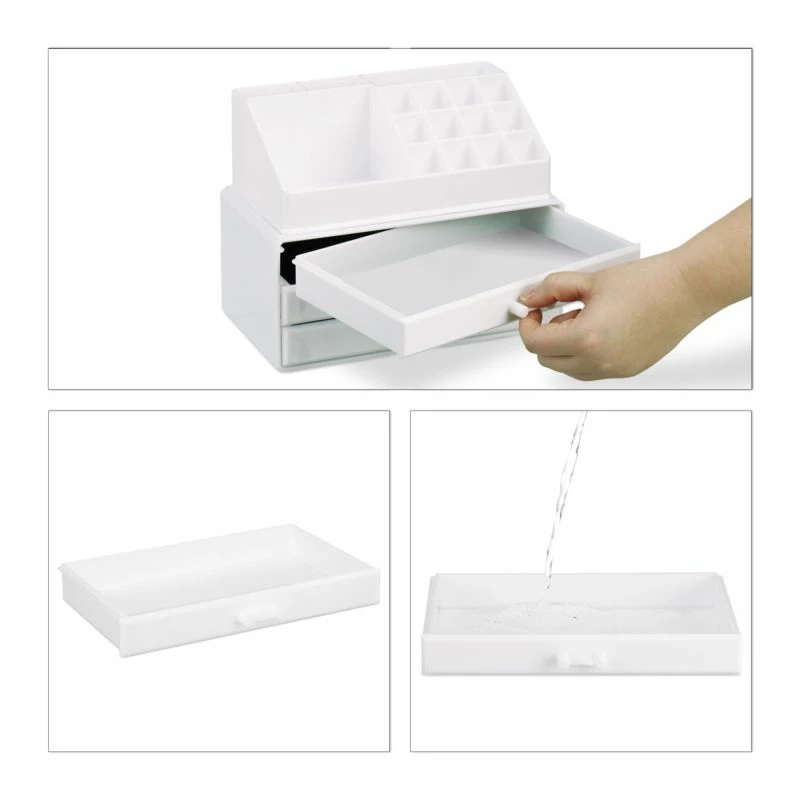 1x Organiseur Maquillage 3 Tiroirs Noir 18 1x Organiseur Maquillage 3 Tiroirs Noir – Image 16