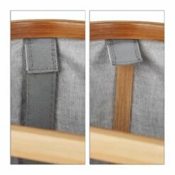 Panier à Linge 2 Compartiments Gris -Home24 Soldes 471537da201946ddae50f40d5e25e29f