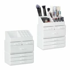 2xTour à Cosmétiques Avec 6 Tiroirs