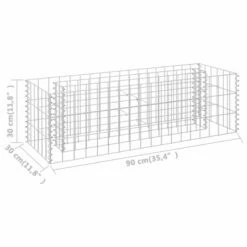 VIDAXL Lit Surélevé à Gabion 15 VIDAXL Lit Surélevé à Gabion -Home24 Soldes 48b600a119604624844cd1cb791f162c