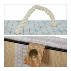 Panier à Linge Triangle En Bambou Motif -Home24 Soldes 4900d107a06b40439eb465e5875f2744