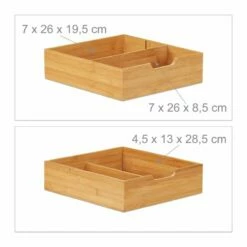 Boîte De Rangement Organiseur Bambou 18 Boîte De Rangement Organiseur Bambou -Home24 Soldes 4919d89a3d2d4146ae81c2a723c7862f