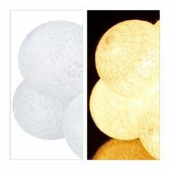 Guirlande Lumineuse LED 10 Boules Coton -Home24 Soldes 4972d4f24ff445f0a6810712afcdbadb