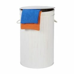 1x Corbeille à Linge Bambou Couvercle -Home24 Soldes 4976d859ee4a422f81756f89af72905a