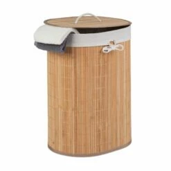 1x Panier Linge En Bambou Ovale Nature 24 1x Panier Linge En Bambou Ovale Nature -Home24 Soldes 49c73e2428744bdea7daa28f90a4cec3