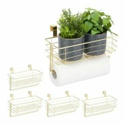 5x Paniers Suspension Avec Porte-rouleau 34 5x Paniers Suspension Avec Porte-rouleau -Home24 Soldes 4bdf73148eac405eb17de5310f238a34