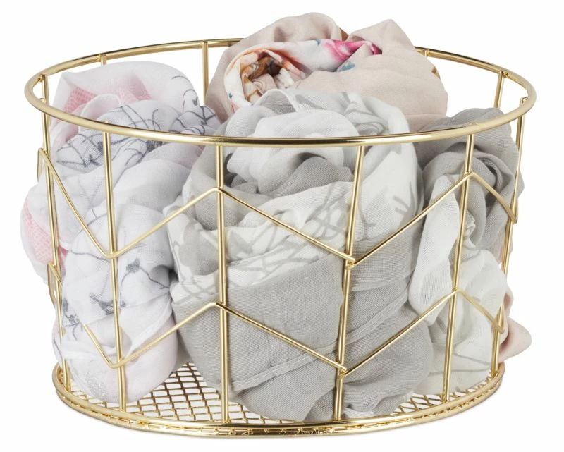 1x Corbeille Fil De Fer Blanche 17 1x Corbeille Fil De Fer Blanche – Image 15