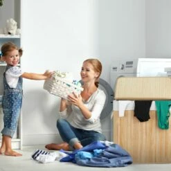 Panier à Linge En Bambou 3 Compartiments 41 Panier à Linge En Bambou 3 Compartiments -Home24 Soldes 5001d584b54946b79f0acc2d93039480