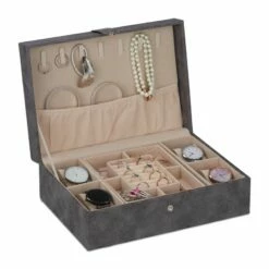 Boîte à Bijoux Effet Cuir 31 Boîte à Bijoux Effet Cuir -Home24 Soldes 547ac059a74c415b81ea7031e58d3333