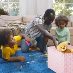 1x Panier De Rangement Bleu Avec Poignée -Home24 Soldes 54f12073566f4e4e972eb607f7090a50 1