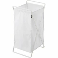 Home24 Soldes 20 Yamazaki Panier à Linge Blanc - H64 Cm