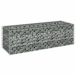 VIDAXL Lit Surélevé à Gabion 11 VIDAXL Lit Surélevé à Gabion -Home24 Soldes 55590a775a214438bdd790fe196f2d93