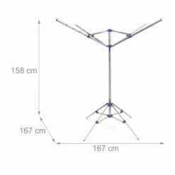 Sèche-linge Séchoir Parapluie Aluminium 21 Sèche-linge Séchoir Parapluie Aluminium -Home24 Soldes 572f86bf9ec242d6a933be09a92c1e8a