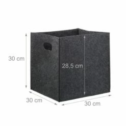 1x Panier à Bûches Carré En Feutre Gris 35 1x Panier à Bûches Carré En Feutre Gris -Home24 Soldes 5777ad8021424179a8d160f60ed05d59