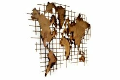 Sculpture Murale Métal Golden World 13 Sculpture Murale Métal Golden World -Home24 Soldes 590e7b0d45174fc9817d90df758e76c2