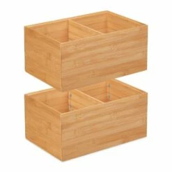 Boîte En Bambou 2 Compartiments -Home24 Soldes 5916d800c53946e488a9482ad8b2ca7a