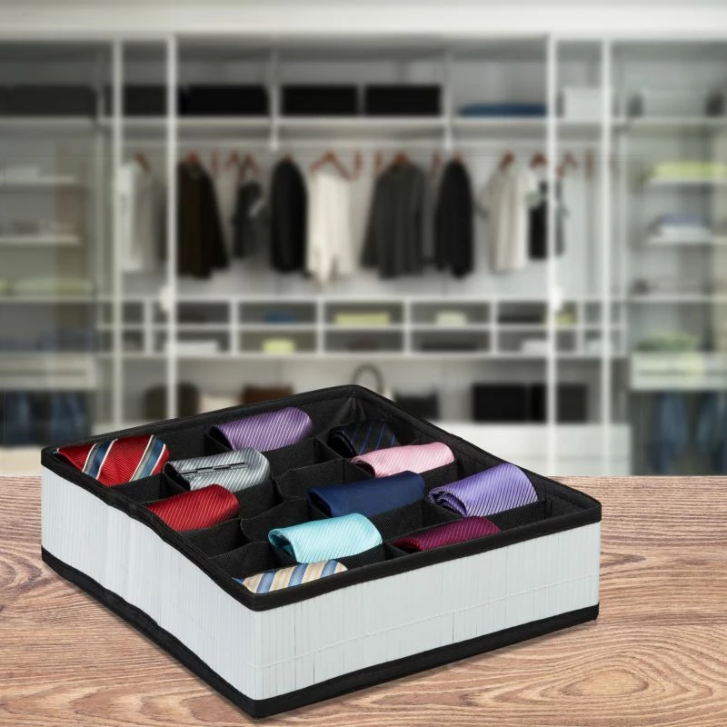 Boîte à Cravates De Rangement Pliable 4 Boîte à Cravates De Rangement Pliable – Image 2