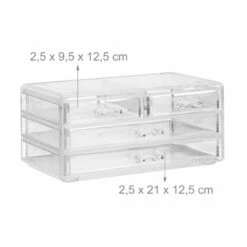 1x Organisateur Cosmétiques 4 Tiroirs -Home24 Soldes 5e613b96cca34485acddf3bc23c6012c