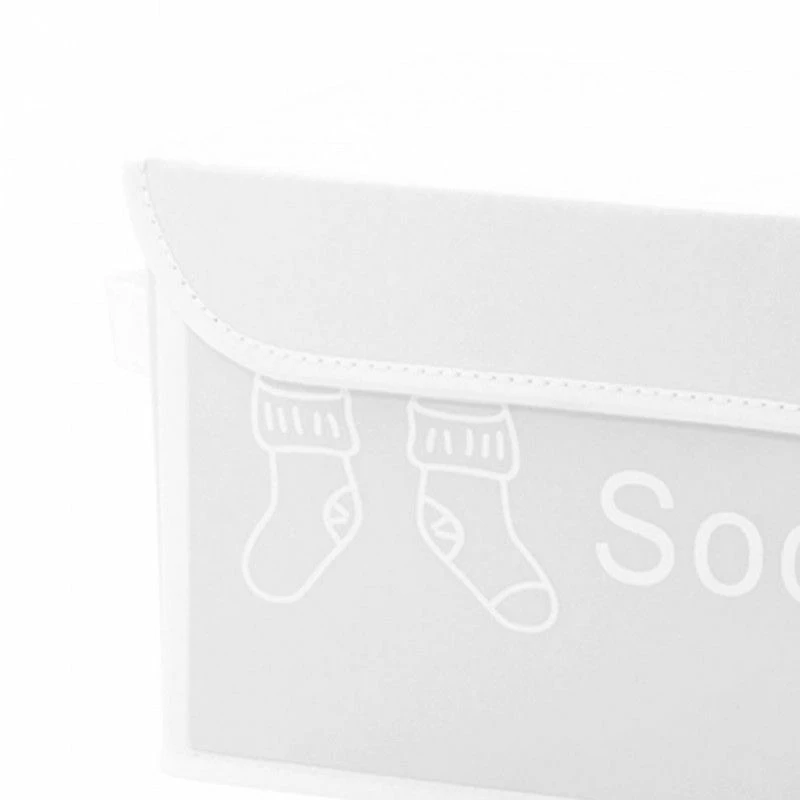 Boite Dressing à Couvercle Socks Blanc 6 Boite Dressing à Couvercle Socks Blanc – Image 4