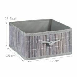 2x Paniers De Rangement En Bambou -Home24 Soldes 6090d8a7905e41748a9690502f206f19 1